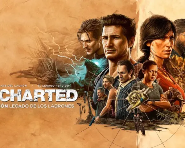 Uncharted: Colección Legado de los Ladrones para PC. Nathan Drake y Chloe Frazer en una aventura épica.