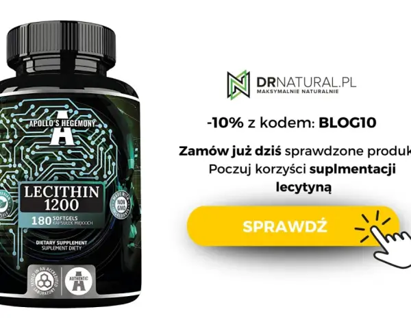 Suplement diety Lecithin 1200. Odkryj korzyści lecytyny dla Twojego organizmu. Zamów z kodem BLOG10.