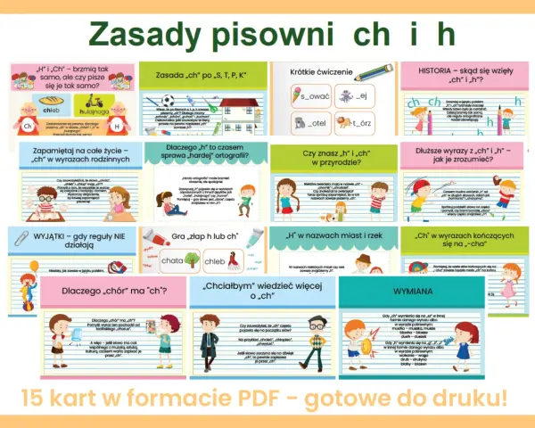 Zasady pisowni ch i h: chleb, hulajnoga, chata, chuligan. Naucz się rozróżniać te litery!