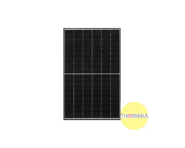 Panel fotowoltaiczny Jinko 410W, z logo Thermika.
