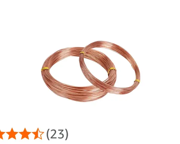 Bobine di fili di rame, perfette per le tue creazioni artistiche e artigianali.