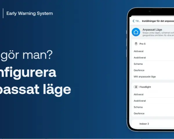 Konfigurera anpassade lägen för din Arlo-kamera. Lär dig hur du koppla Arlo till Verisure för att skapa unika scheman och geofence-inställningar.