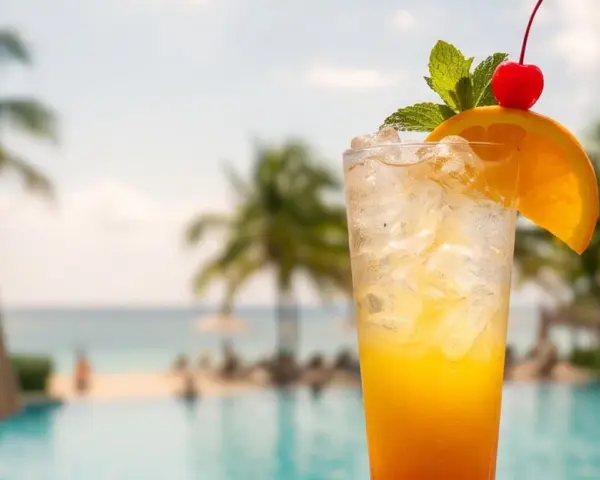 Orzeźwiający drink z pomarańczą i wiśnią, idealny na wakacje. Poznaj przepis na Sex on the Beach i poczuj smak lata!