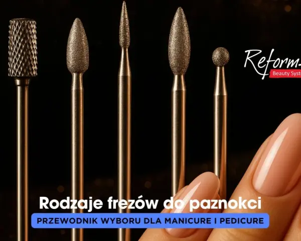 Jaki frez do czego? Przewodnik po frezach do paznokci ReformA. Różne kształty do manicure i pedicure.