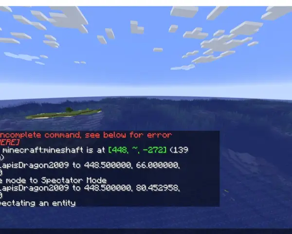 Jak teleportować się w Minecraft? Komenda /locate znajduje kopalnię, a /tp teleportuje gracza.
