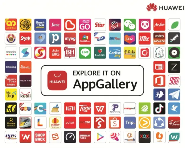 Wiele aplikacji, które można znaleźć w Google Play: za darmo, dostępne są również w Huawei AppGallery.