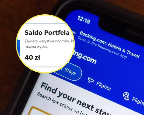 Saldo portfela 40 zł na Booking.com. To Twój booking cashback, który możesz wydać na kolejne podróże.