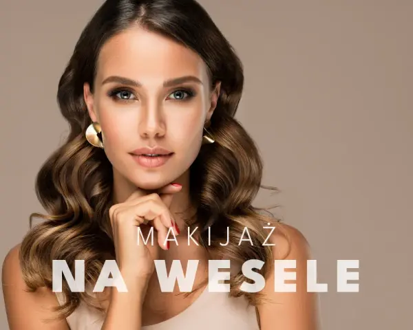 Elegancki, mocny makijaż na wesele podkreślający urodę. Idealny na specjalne okazje, by poczuć się wyjątkowo.