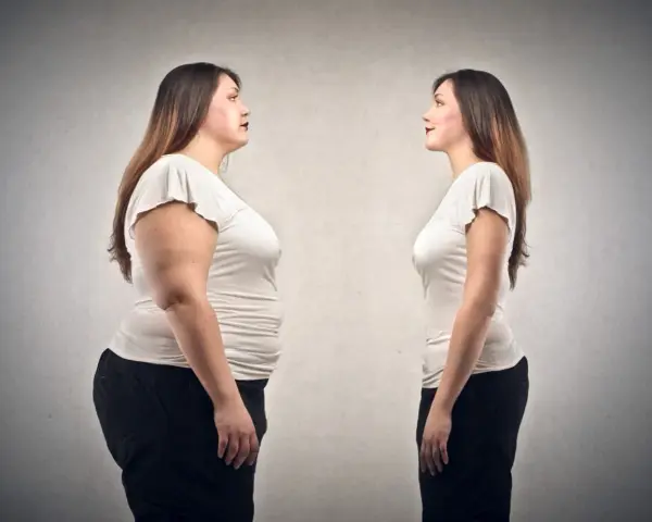 Kobieta przed i po odchudzeniu. Zastanawiasz się, jak schudnąć 5 kg? Ta metamorfoza pokazuje, że to możliwe!