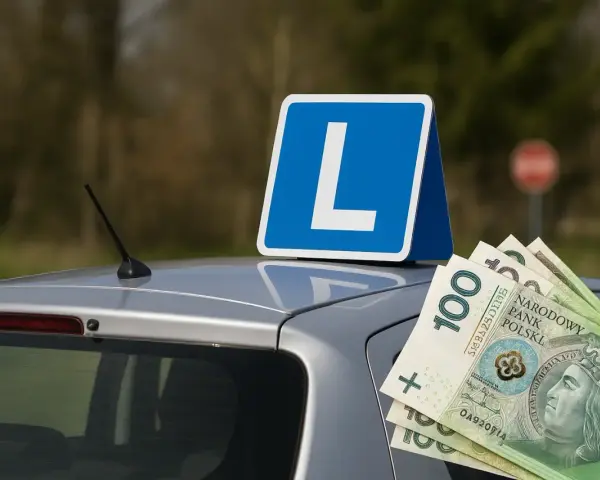 Znak "L" na dachu samochodu i polskie stuzłotówki. Czas na zdobycie prawa jazdy kat B!