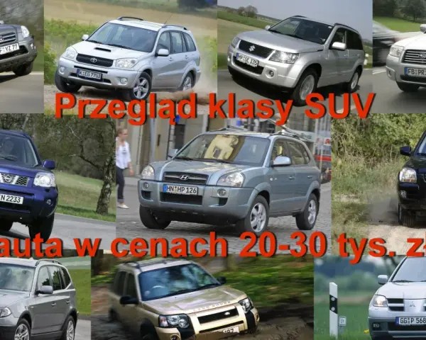 Najlepsze SUV-y do 30 tys zł - uniknij drogich błędów przy zakupie