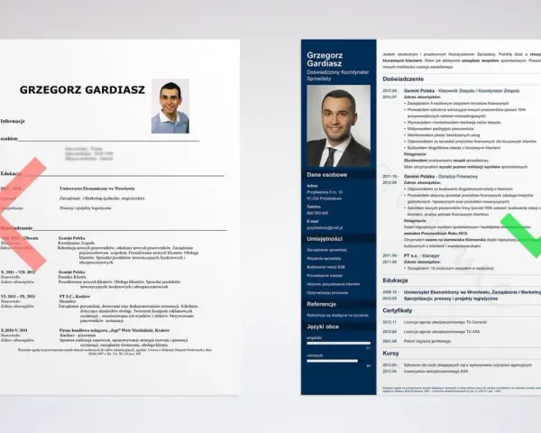 CV Grzegorza Gardiasza z informacjami o wykształceniu, doświadczeniu i umiejętnościach. Dodatkowe informacje w CV podkreślają jego sukcesy zawodowe.