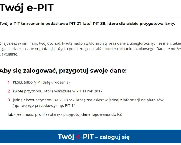 Masz dwa PIT-11? Rozlicz PIT-37 łatwo z Twój e-PIT i uniknij błędów.