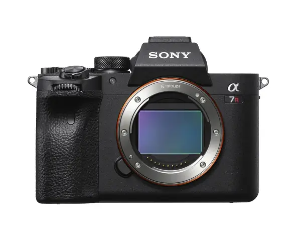 Czarna lustrzanka Sony Alpha 7R z obiektywem E-mount. Idealna do rozwiązywania fotograficznych krzyżówek.
