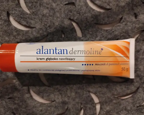 Alantan dermoline – krem głęboko nawilżający z mocznikiem i d-pantenolem, idealny do suchej i podrażnionej skóry. 50g.