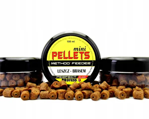 Mini pellety Method Feeder "Leszcz - Brasem" 8 mm, idealne na leszcza.