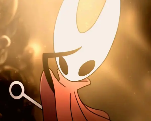 Hornet, protagonista de Silksong, lista para la acción. Una guía visual para tu aventura.