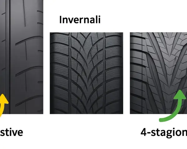 Gomme estive, invernali e 4 stagioni: scopri il significato e le differenze per una guida sicura tutto l'anno.