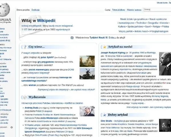 Pierwsza strona internetowa a Wikipedia: zobacz, jak wyglądały!