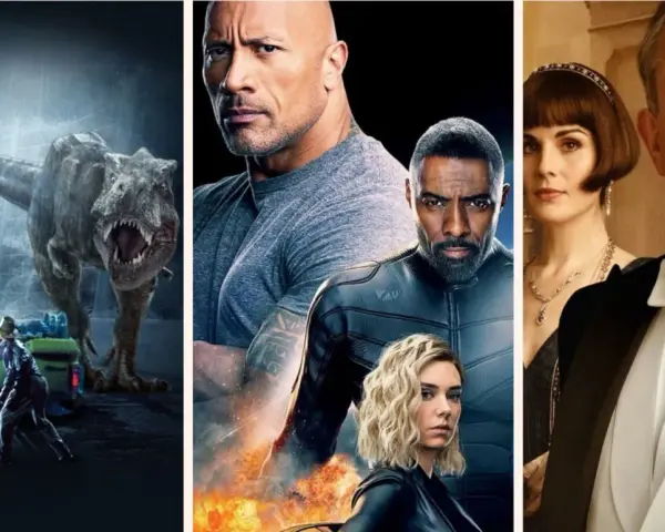 Un T-Rex minaccioso, Dwayne Johnson e Idris Elba in azione, e un'elegante coppia d'altri tempi: ecco alcuni film da vedere su Prime per ogni gusto.