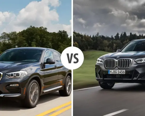 Porównanie BMW X4: sprawdzamy pojemność bagażnika i inne cechy obu modeli.