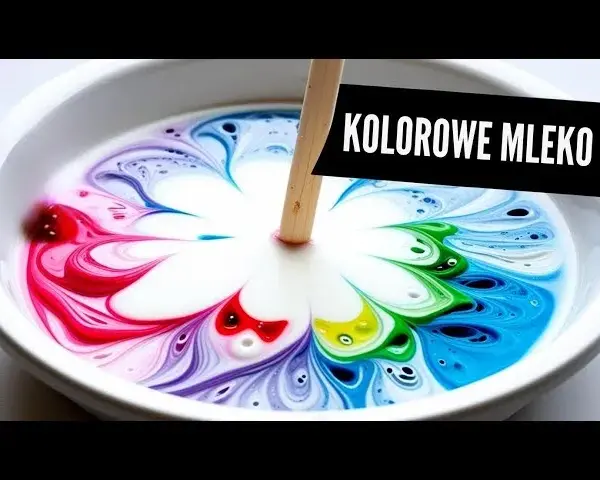 Eksperymenty z mlekiem: Magia nauki dla dzieci w domu!
