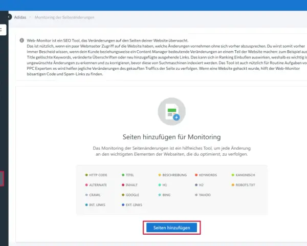 Monitoring der Seitenänderungen: Verfolgen Sie Änderungen an Titeln, Inhalten und mehr, um Ihren **Pagerank update** zu sichern.