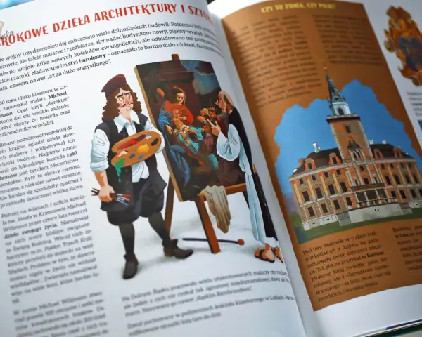 Barokowe dzieła architektury i sztuki Dolnego Śląska. Malarz Michael Willmann tworzył wspaniałe obrazy.