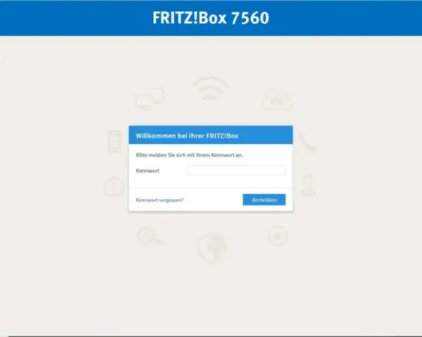 FRITZ!Box 7560 Login-Seite. Hier finden Sie Antworten auf häufige Fragen (FRITZ!Box FAQ) und können sich mit Ihrem Kennwort anmelden.