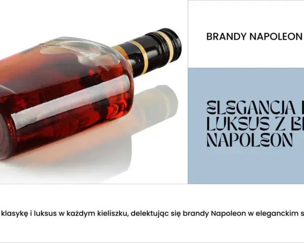 Elegancka butelka brandy Napoleon. Jak pić ten szlachetny trunek? Odkryj klasykę i luksus w każdym kieliszku.