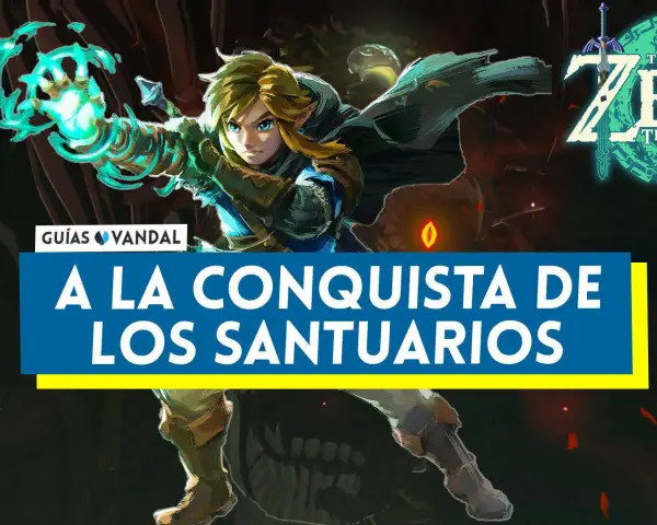 Link, con su brazo imbuido de energía, se prepara para conquistar los santuarios de Zelda: Tears of the Kingdom.