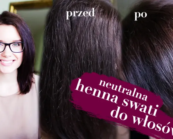 Przed i po użyciu henny do włosów. Zobacz, jak długo henna do włosów się trzyma i jaki efekt daje.