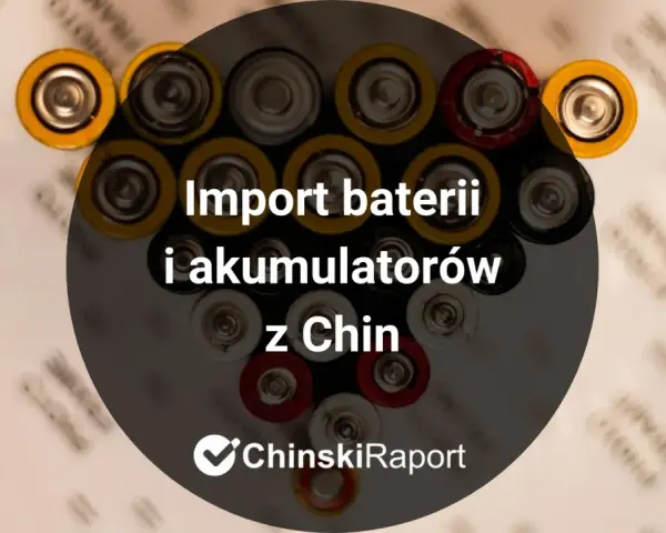 Cło na akumulatory z Chin. Widok z góry na baterie AA i AAA ułożone w okrąg.