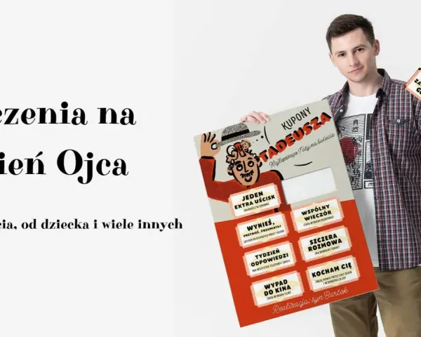 Zestaw kuponów z życzeniami na Dzień Ojca dla taty, teścia. Idealny tekst na podziękowanie dla taty.