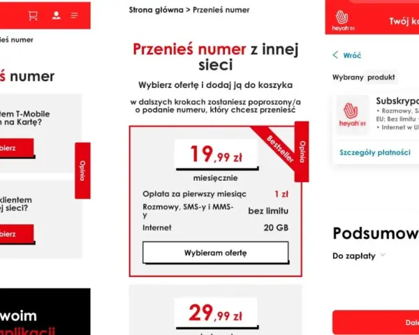 Przeniesienie numeru do Heyah. Wybierz ofertę, by przenieść swój numer z innej sieci. Bestsellerowa subskrypcja za 19,99 zł miesięcznie.