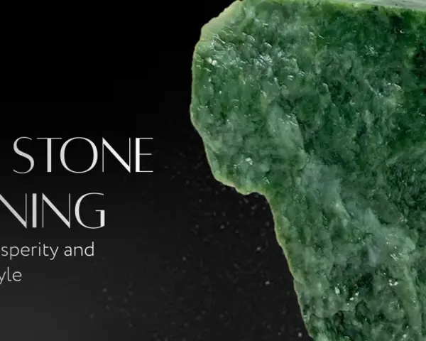 Fragmento de jade verde, piedra conocida por sus propiedades curativas y de prosperidad.