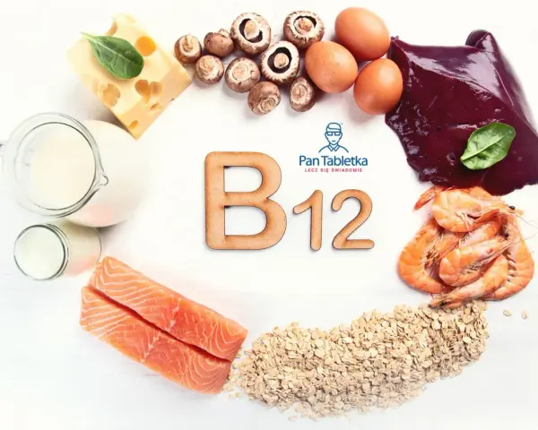 Witaj w świecie witaminy B12! Pomaga w produkcji czerwonych krwinek, wspiera układ nerwowy i metabolizm. Znajdziesz ją w rybach, jajach, mleku, serze, wątróbce i krewetkach.
