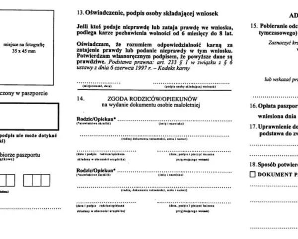 Co jest potrzebne do złożenia wniosku o paszport? Kluczowe dokumenty i wymagania