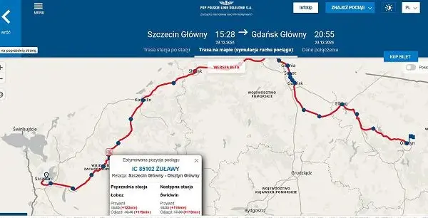 Jak sprawdzić gdzie jest pociąg intercity i uniknąć opóźnień