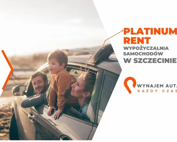 Rodzina w samochodzie, radość z podróży. Sprawdź, ile kosztuje wypożyczenie samochodu w Platinum Rent Szczecin.