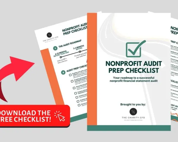 Nonprofit audit prep checklist, a roadmap to a successful audit, highlighting steps like finding nonprofit audit firms.
