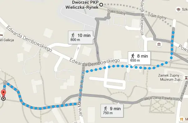 Autobus 304: Rozkład, Bilety, Trasa do Kopalni Soli