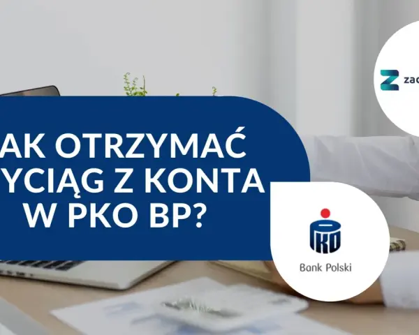 Jak pobrać wyciąg z konta ipko? Na zdjęciu widać biurko z laptopem, dokumentami i kalkulatorem.
