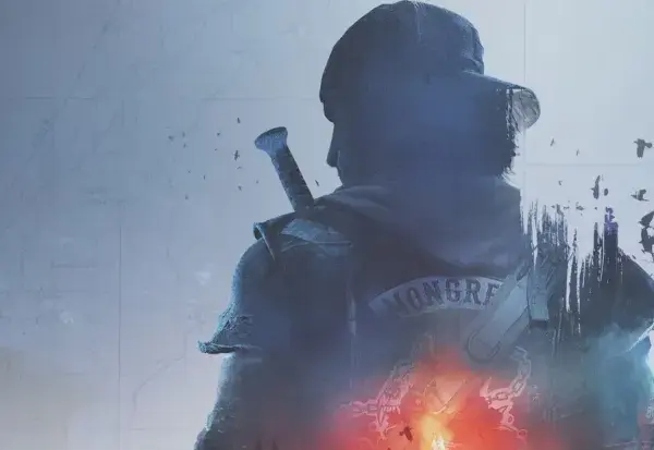 Un hombre con capucha y un bate en la espalda, rodeado de pájaros y un mapa. Los trofeos de Days Gone esperan.