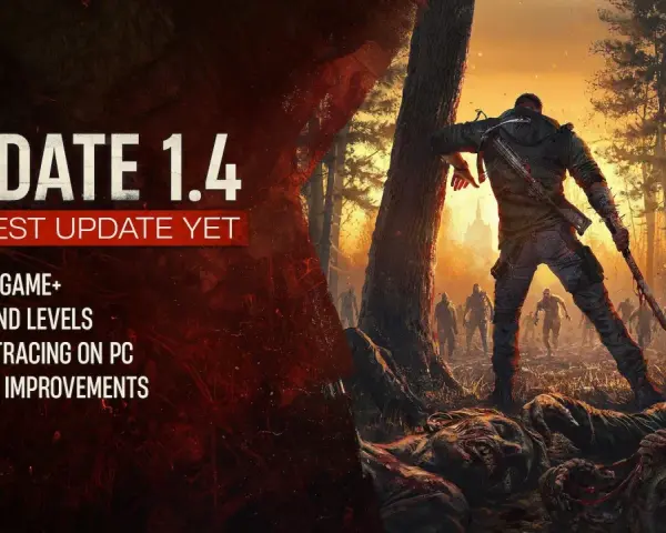 Dying Light: data wydania aktualizacji 1.4 z nową grą+, poziomami legend, ray tracingiem i ulepszeniami. Bohater walczy z hordą zombie.