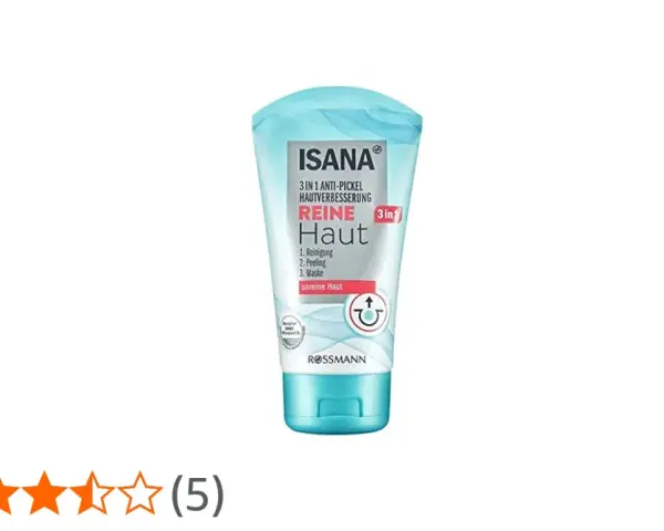 ISANA 3in1 Anti-Pickel Hautverbesserung: Reinigung, Peeling und Maske für unreine Haut. Ein effektives Peeling gegen Pickel.