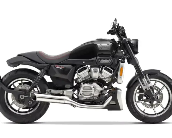 Czarny motocykl Hyosung GT 125 z widocznym silnikiem V-twin. Poznaj jego hyosung gt 125 dane techniczne i poczuj wolność na drodze.