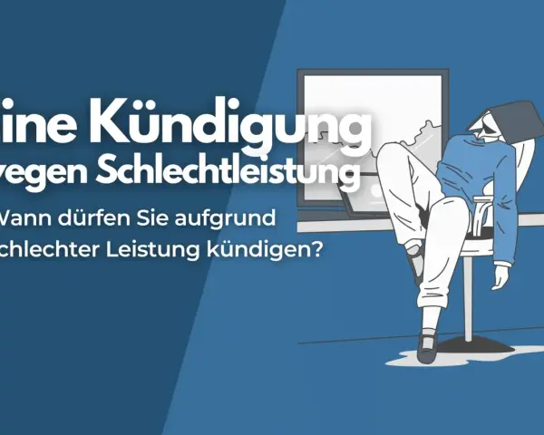 Eine Kündigung wegen Schlechtleistung: Wann dürfen Sie aufgrund schlechter Leistung kündigen? Ein erschöpfter Mitarbeiter sitzt am Schreibtisch.
