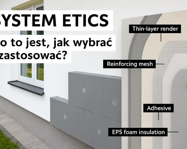 System ETICS: warstwy ocieplenia domu z EPS, siatką zbrojącą i tynkiem. Poznaj szczegóły montażu.