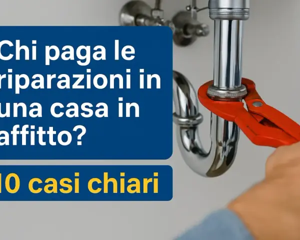 Chi paga le riparazioni in affitto? La revisione caldaia a chi spetta? 10 casi chiari.